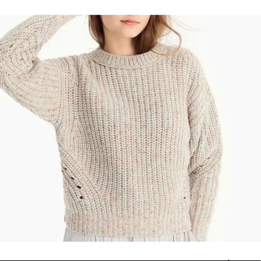 J. Crew Point Sur chunky sweater